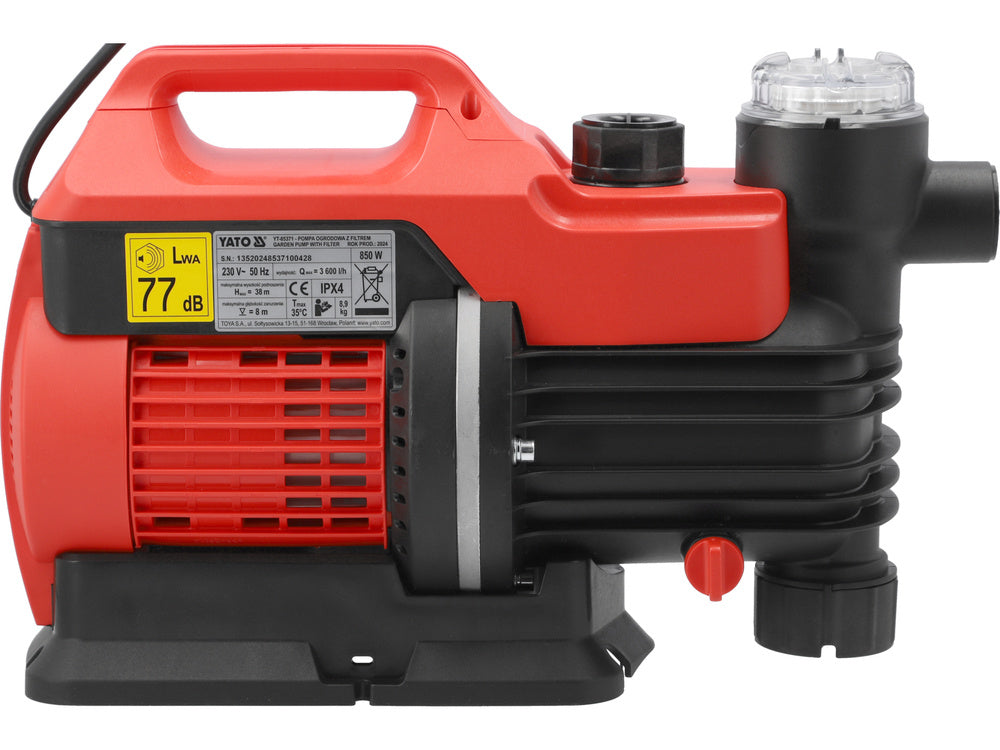 HIDROFOR ELECTRONIC CU YATO YT-85371 FILTRU 850W