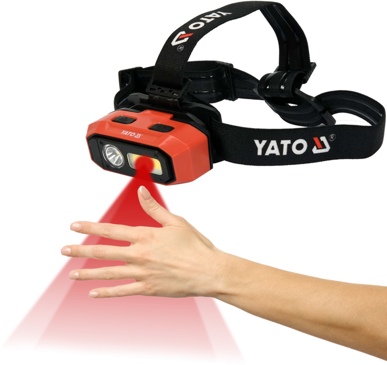 FÉNYSZÓRÓ YATO YT-08594 AKKUMULÁTORRAL, 800LM, 3.7V, 2200MAH