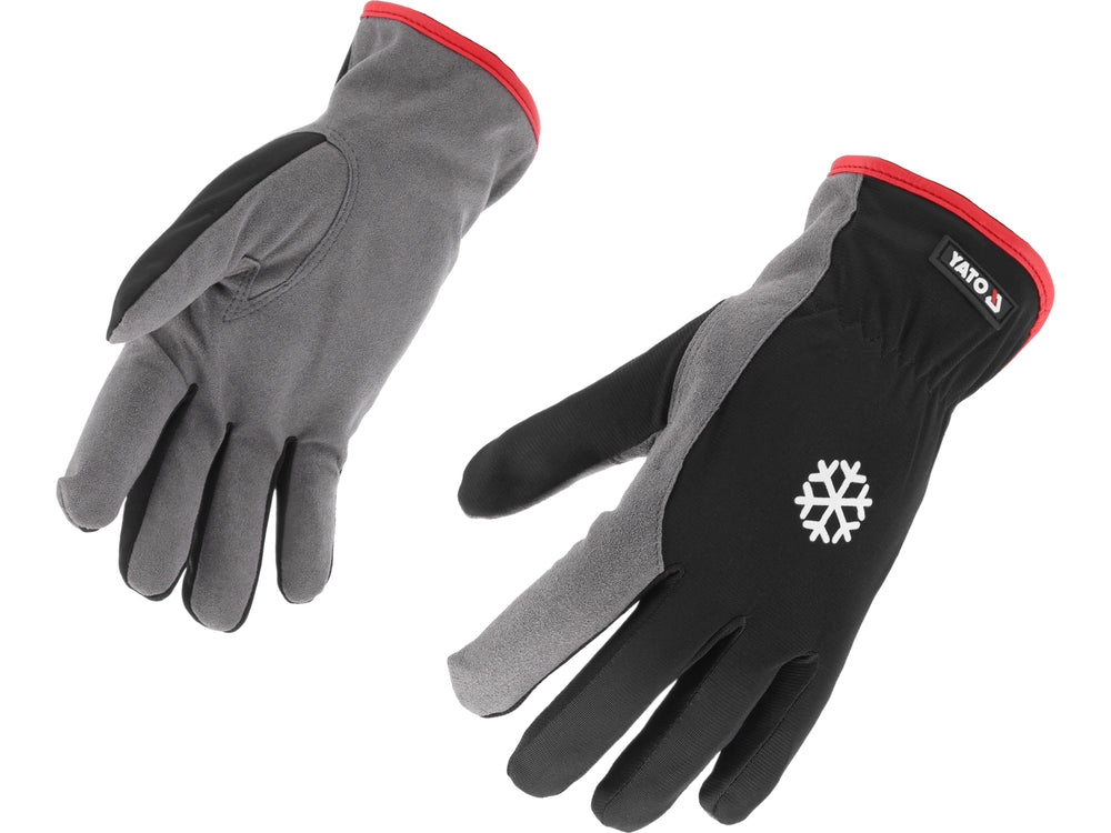Manusi lucru izolate piele sintetica YATO YT-74682, 8 - imagine 2