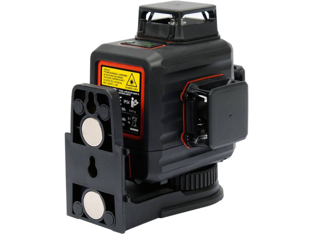 ZÖLD LÉZER SZINTMÉRŐ YATO YT-30436 12 VONAL, 3D