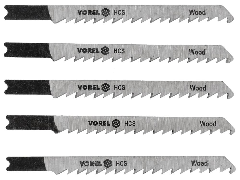 INGA FŰRÉSZLAPOK, VOREL 27831 FA-MŰANYAG, 5 DB