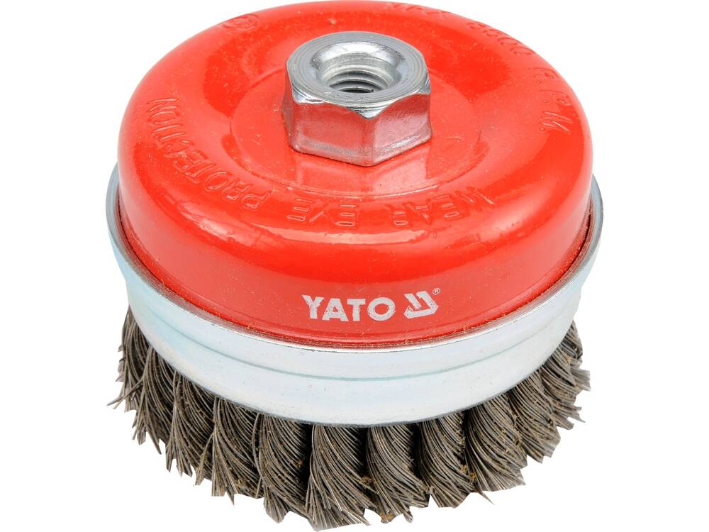 PERIE CUPA 100MM, YATO YT-4769 PRINDERE M14, CU TOROANE DIN SARMA