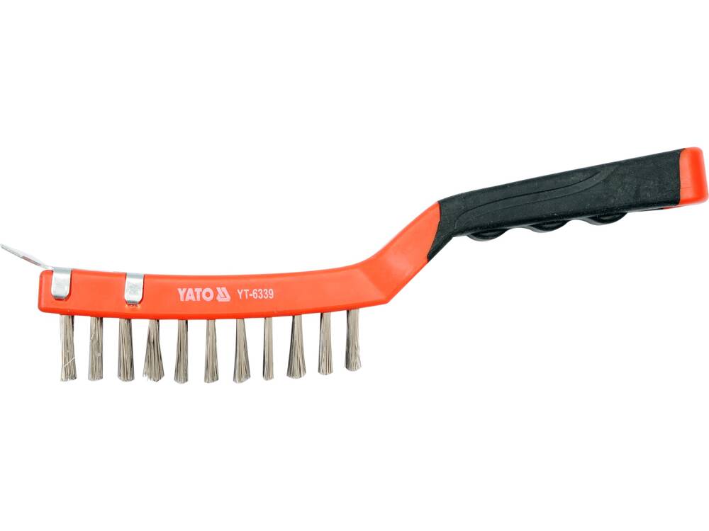PERIE DE SARMA YATO YT-6339 DIN OTEL INOXIDABIL, 4 RANDURI, MANER DIN PLASTIC