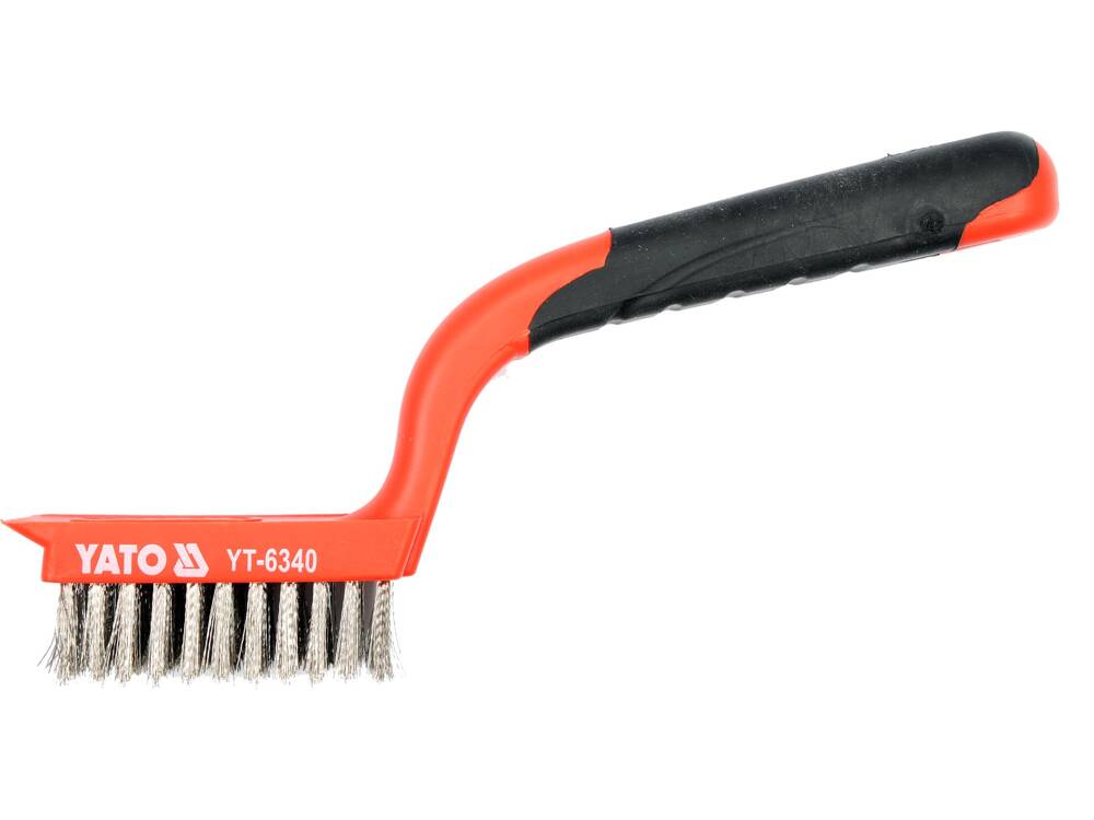 PERIE DE SARMA YATO YT-6340 DIN OTEL INOXIDABIL, 5 RANDURI CU RACLETA, MANER DIN PLASTIC