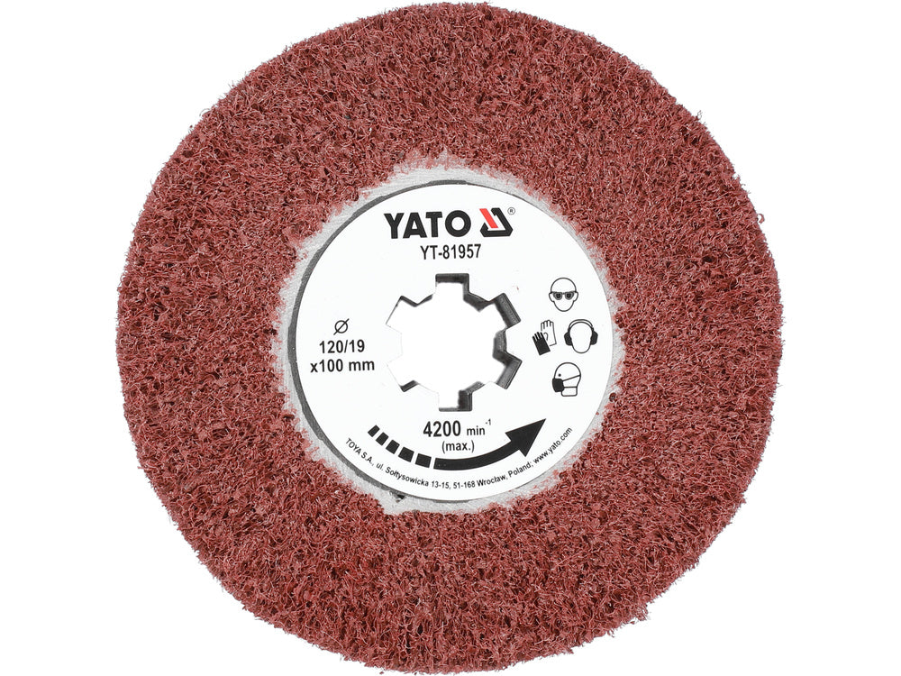 PERIE PENTRU MASINA YATO YT-81957 DE SLEFUIT, P120, 120X100X19MM