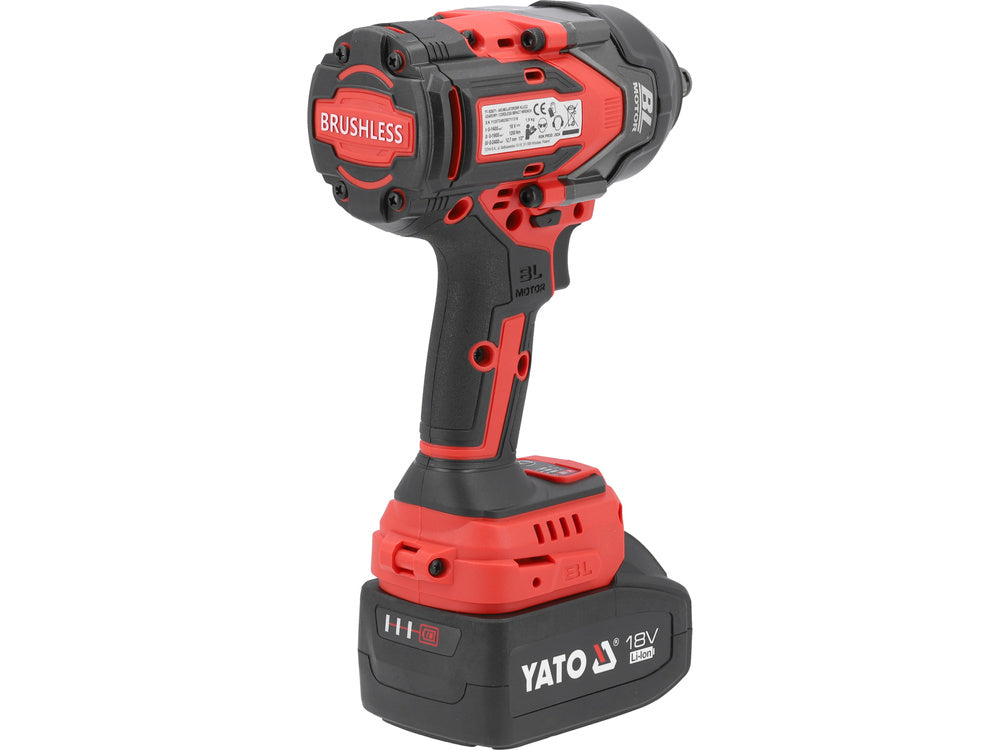 PISTOL DE IMPACT YATO YT-828071 18V 1/2 1200NM, 1X4AH