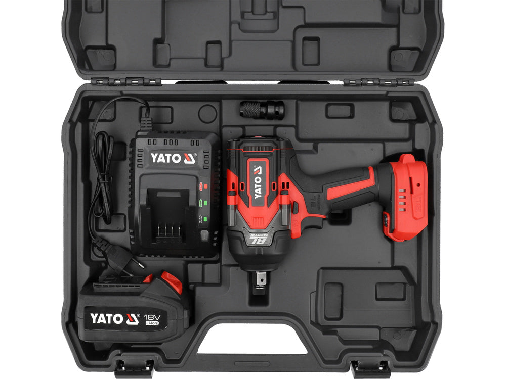 PISTOL DE IMPACT YATO YT-828071 18V 1/2 1200NM, 1X4AH