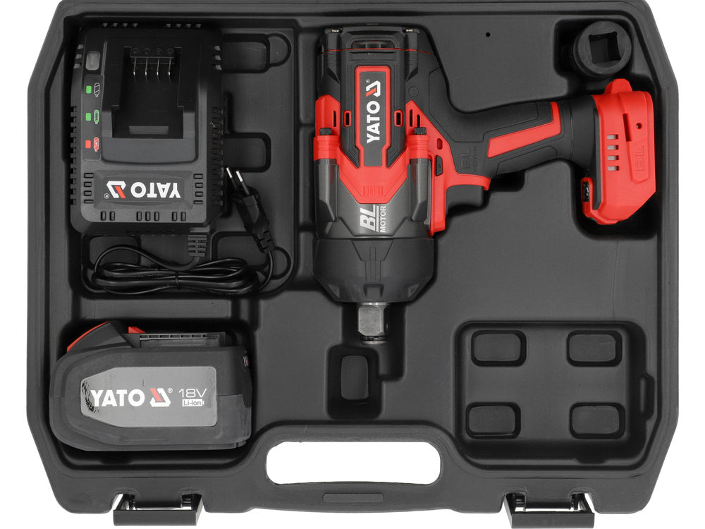 YATO ÜTVESZŰ PISZTOLY YT-828073 18V 3/4 2400NM, 1X6AH