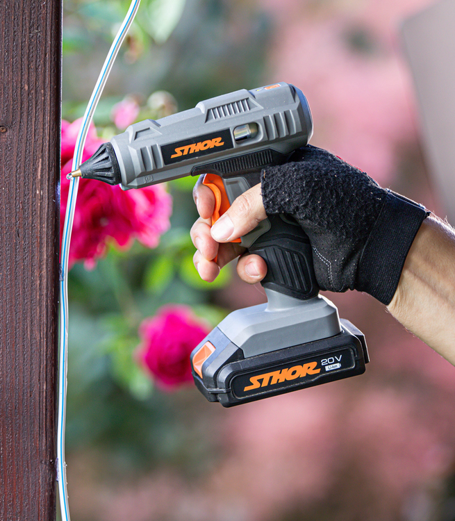 PISTOL DE LIPIT STHOR 78155 CU BATOANE STHOR 20V, 11MM, FARA ACUMULATOR