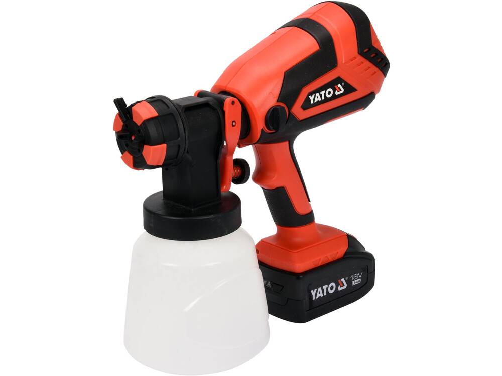 PISTOL DE VOPSIT YATO YT-82765 CU ACUMULATOR 18V, 4,0AH, 1L/MIN