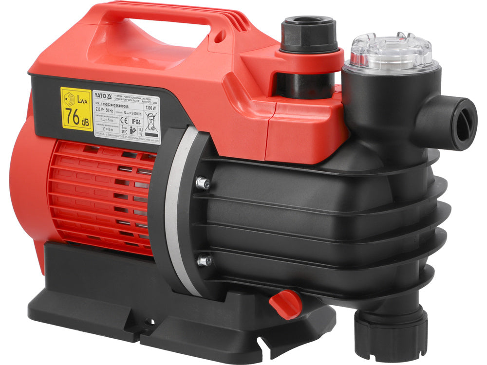 YATO YT-85364 Kerti szivattyú szűrővel 1300W