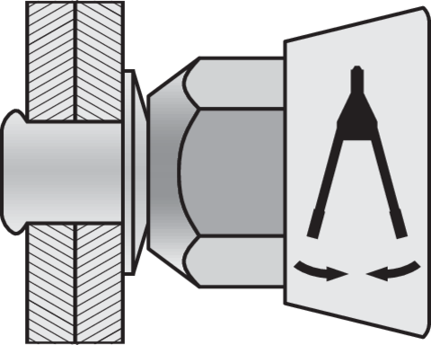 KÉZI SZEGECSPRÉS VOREL 70202 2,4-6,4MM