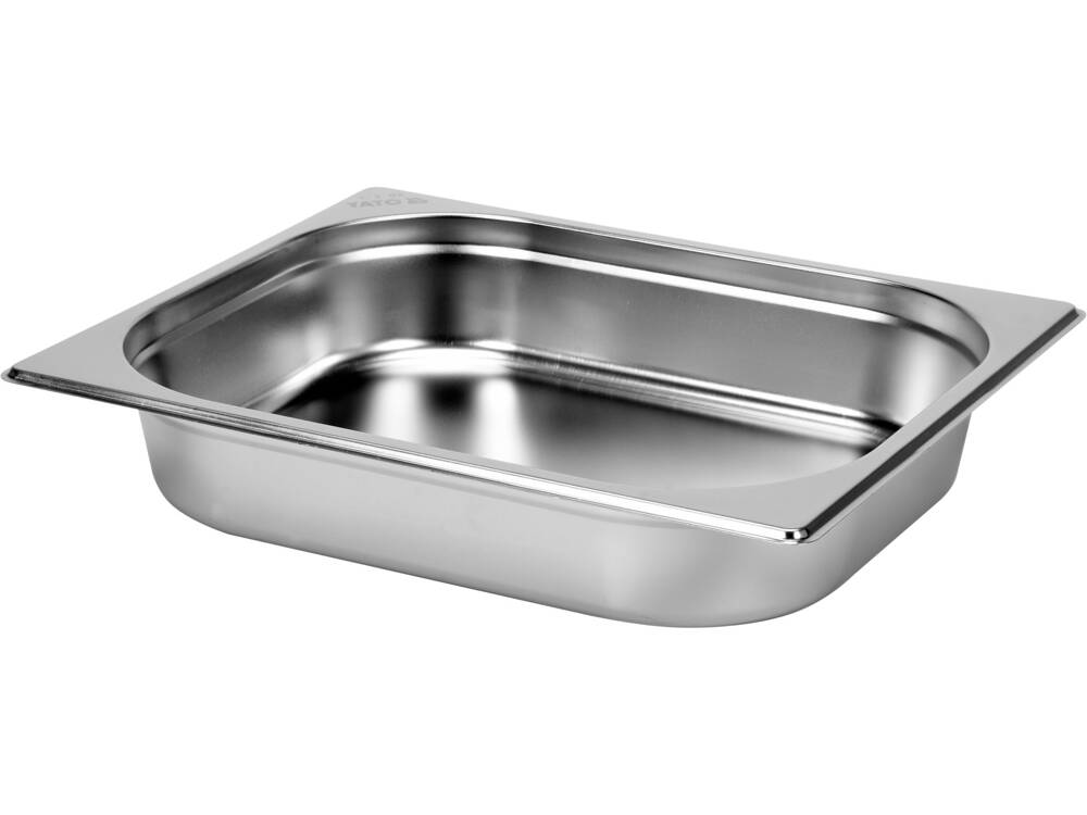 GN1/2 TARTÁLY, YATO YG-00262 ROZSDAMENTES ACÉL, 65MM, 3,5L