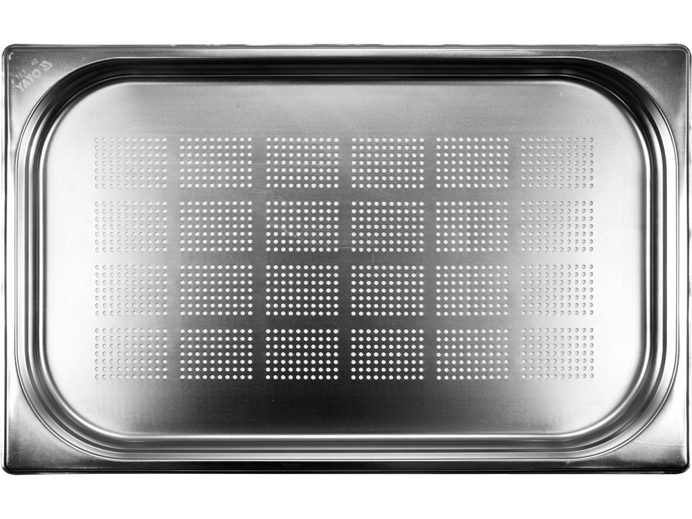 RECIPIENT PERFORAT GN1/1, YATO YG-00341 OTEL INOXIDABIL, 40MM, 5.5L