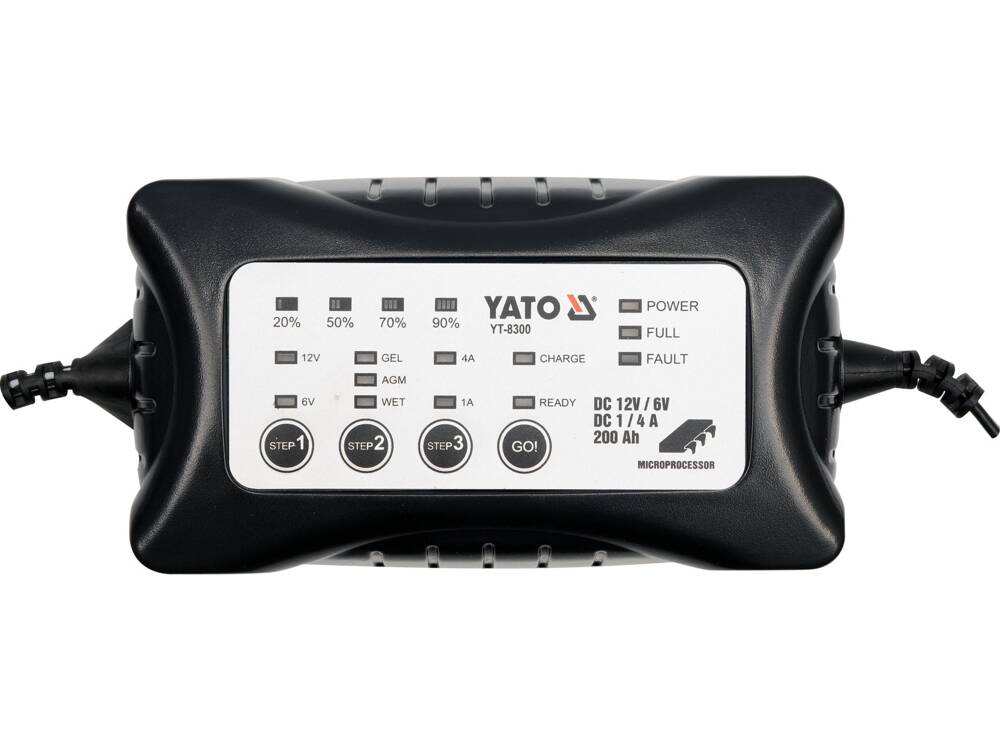 Egyenirányító 12/6V 1/4A YATO YT-8300 200AH