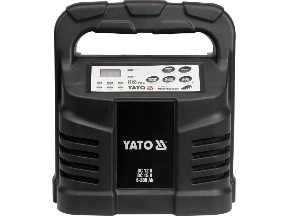 EGYENIRÁNYÍTÓ 12V, 15A, YATO YT-8303 6-200AH
