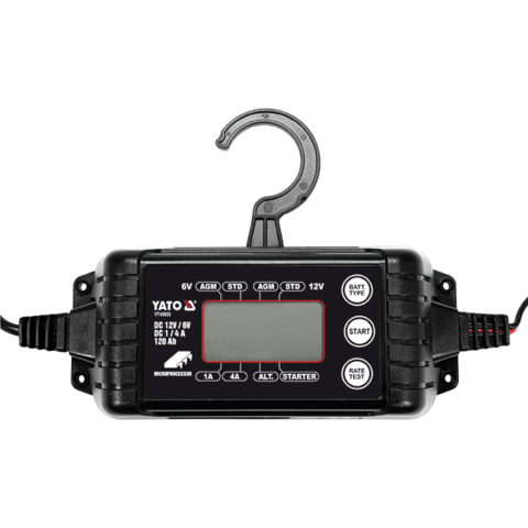 REDRESOR DIGITAL, 6/12V, YATO YT-83033 1/4A, 120AH MAX