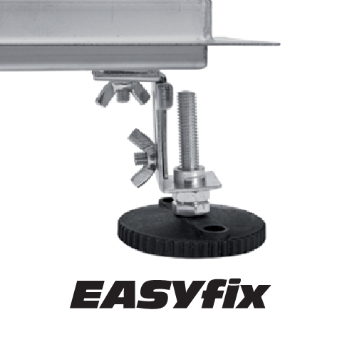 RIGOLA DUS STICLA FALA 75386 NEAGRA 60CM, WET&DRY