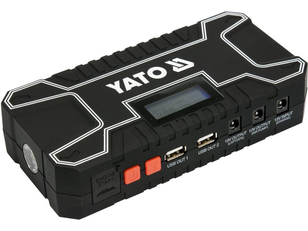 YATO YT-83082 POWER BANK, 12000MAH, LCD KIJELZŐ