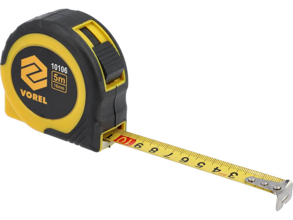 5MX16MM RULETT, SÁRGA VOREL 10106 - FEKETE