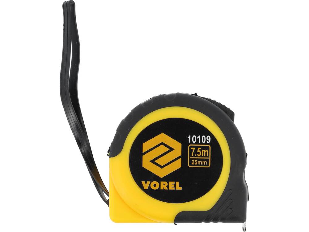 7.5MX25MM RAGASZTÓSZALAG, SÁRGA VOREL 10109 - FEKETE