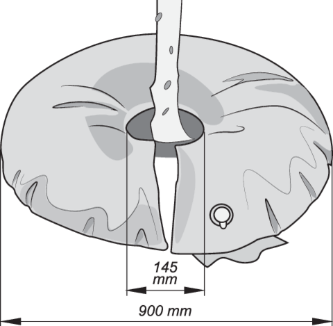 SAC DE APA FLO 89720 PENTRU IRIGAT POMI, METODA PICURARE 55L