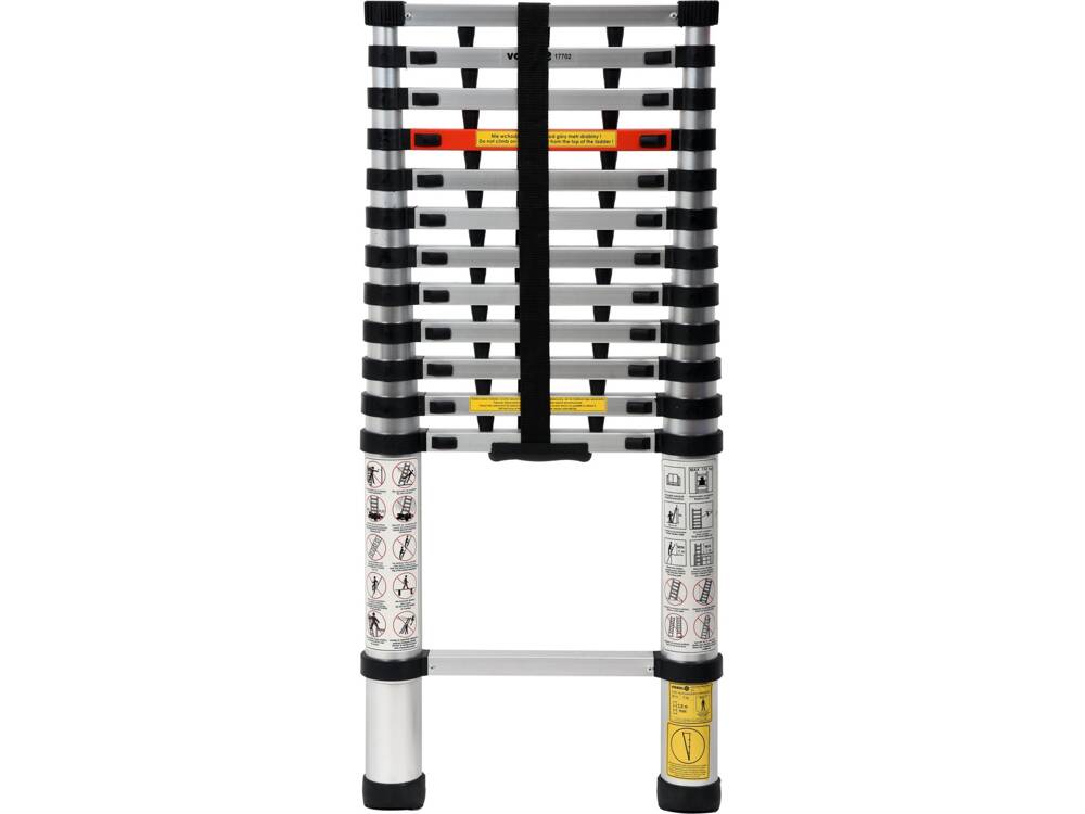 SCARA TELESCOPICA DIN VOREL 17702 ALUMINIU 3.8M, 13 TREPTE