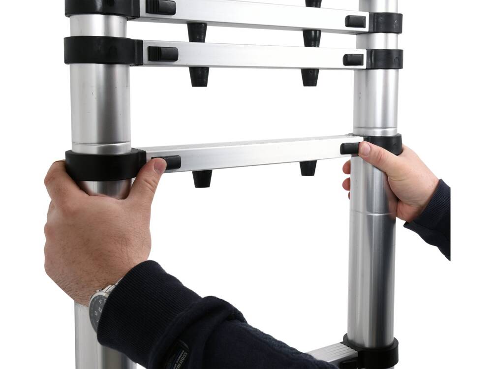 SCARA TELESCOPICA DIN VOREL 17702 ALUMINIU 3.8M, 13 TREPTE