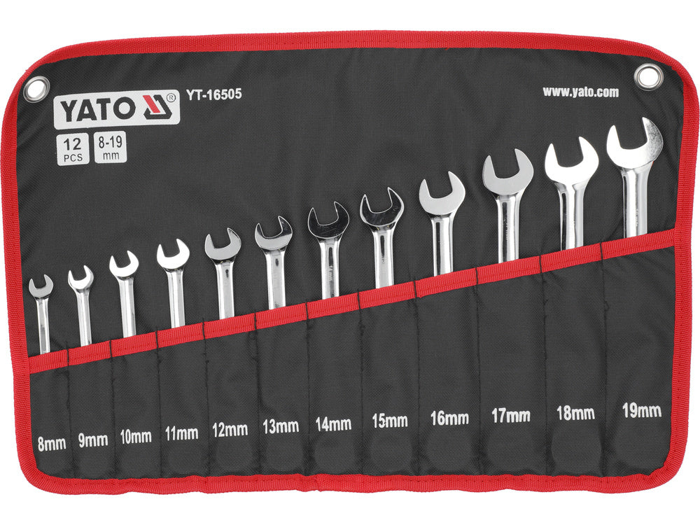 12 darabos YATO YT-16505 racsnis villáskulcs készlet