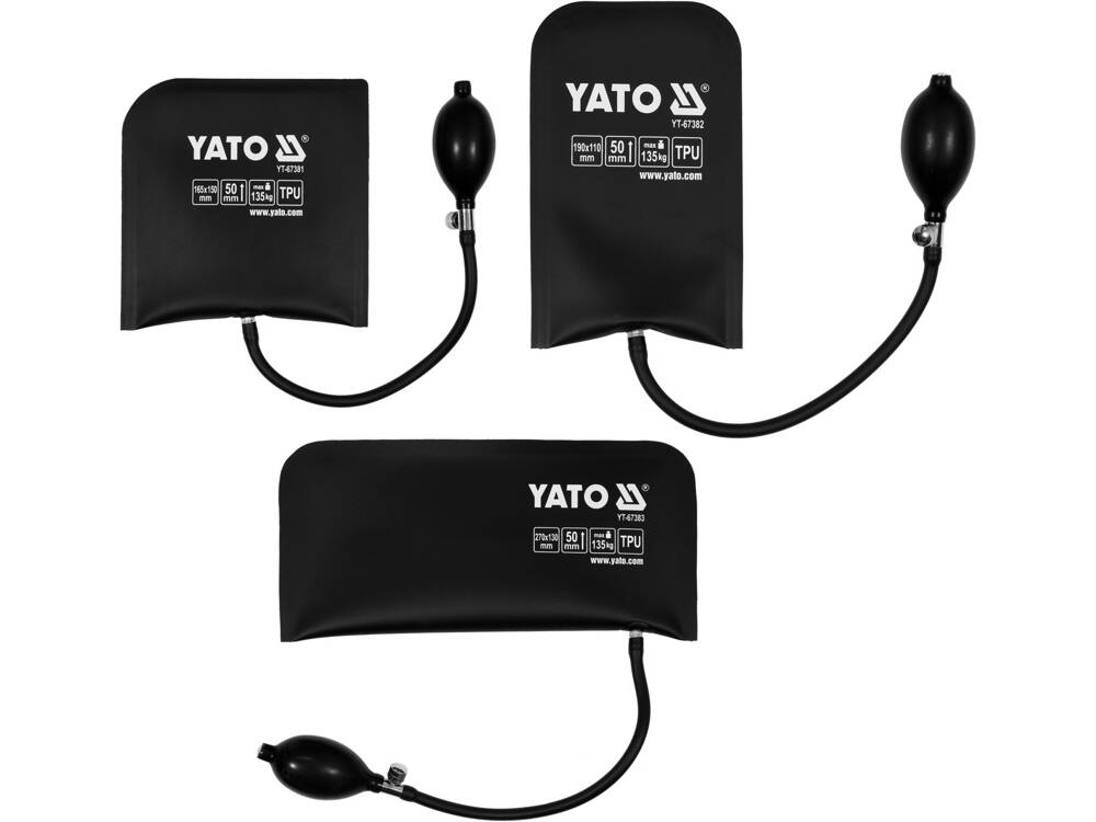 SET 3 PERNE YATO YT-67385 MONTAJ, 135 KG MAX
