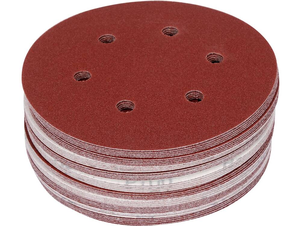 SET 50 DISCURI YATO YT-834584 ABRAZIVE VELCRO, 150MM, 6 GAURI, P100