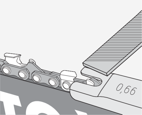 YATO YT-85042 LÁNCFŰRÉSZ ÉLEZŐ KÉSZLET 4,8 MM, 4 DARABOS