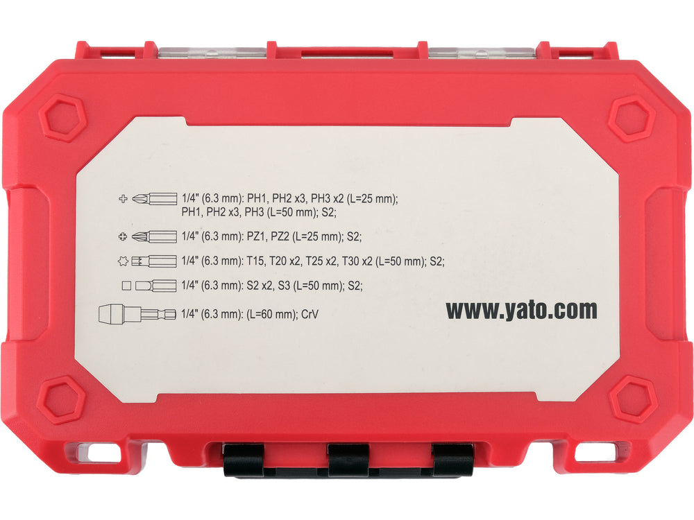 Set biti de impact YATO YT-78075, 24 buc. - imagine 5