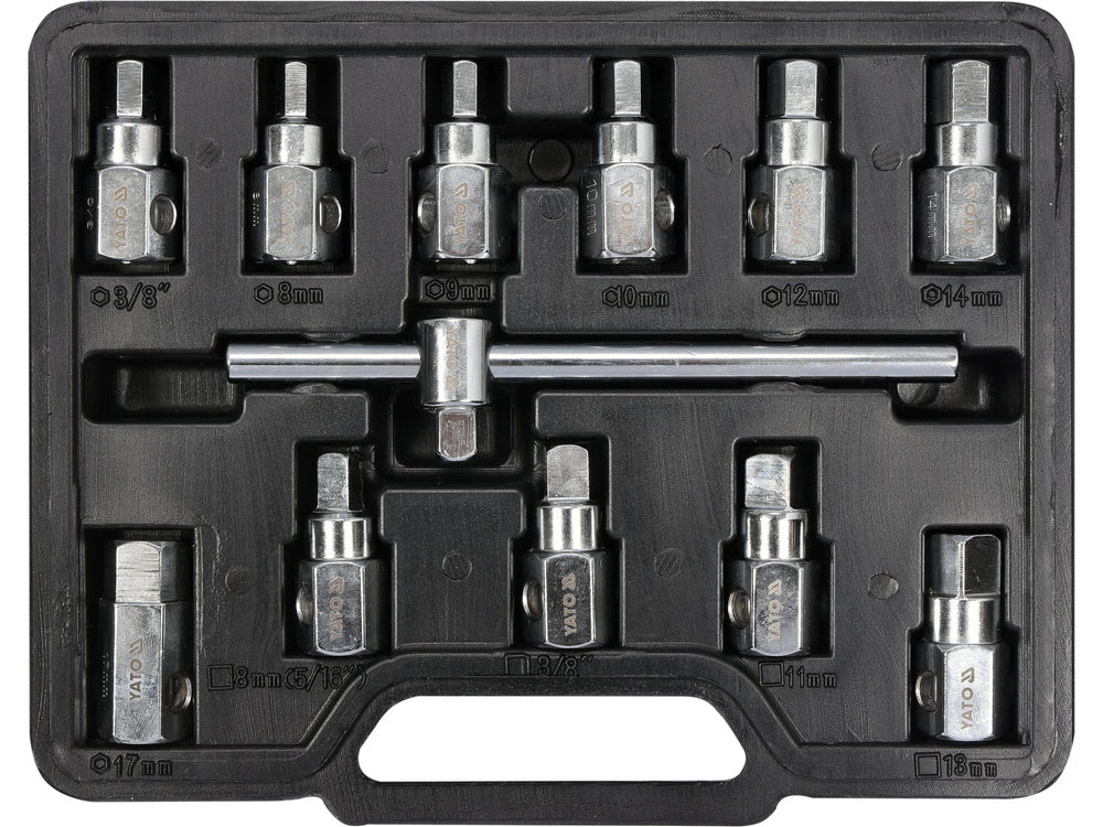 YATO YT-0600 OLAJTARTÓ SAPKA BITKÉSZLET 12 DB-OS