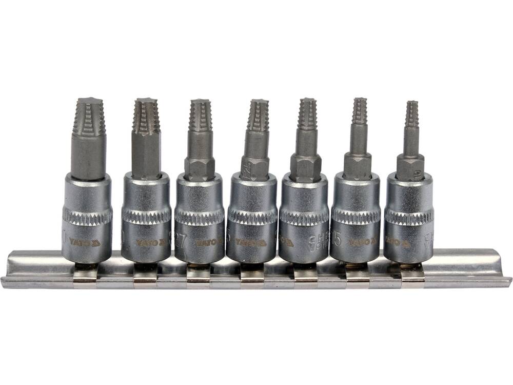 SET BITI PENTRU YATO YT-04581 SURUBURI TORX DETERIORATE, 7 PIESE