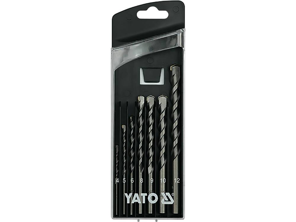 SET BURGHIE BETON, YATO YT-4390 7 BUC, 4-12MM