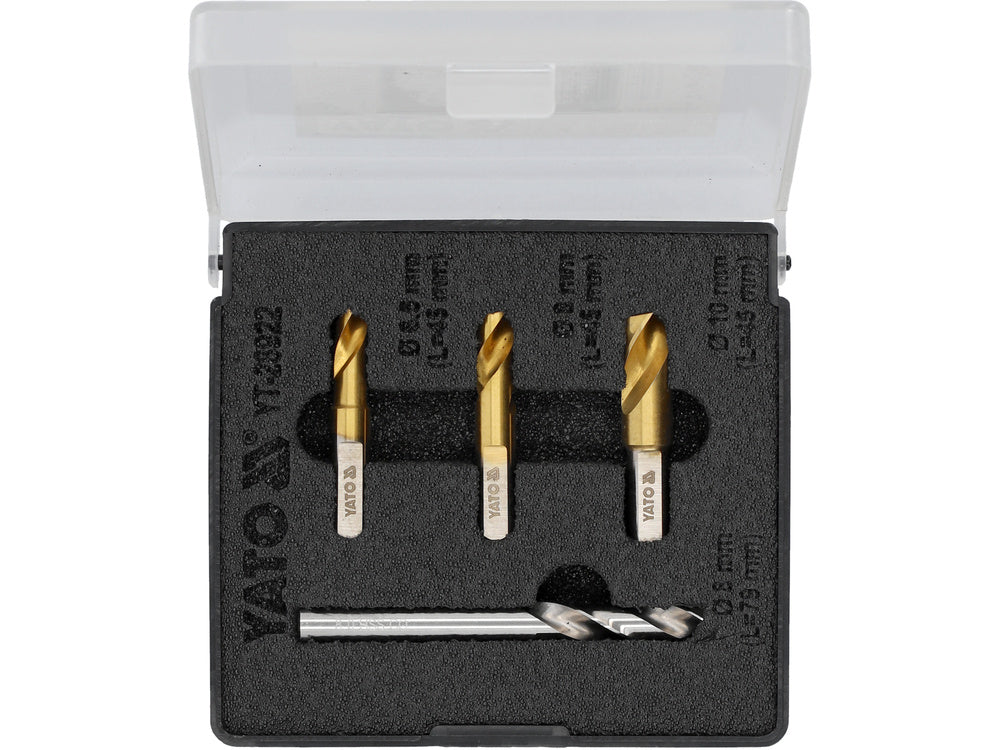 SET BURGHIE PENTRU YATO YT-28922 PUNCTE DE SUDURA, 4 PIESE