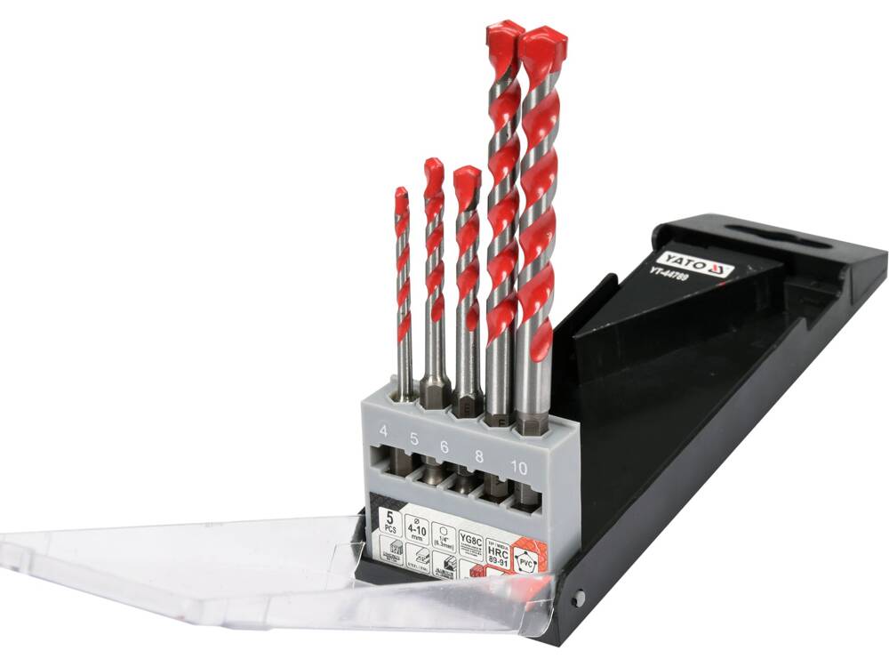 SET BURGHIE UNIVERSALE, YATO YT-44789 4-10MM, 5 BUC
