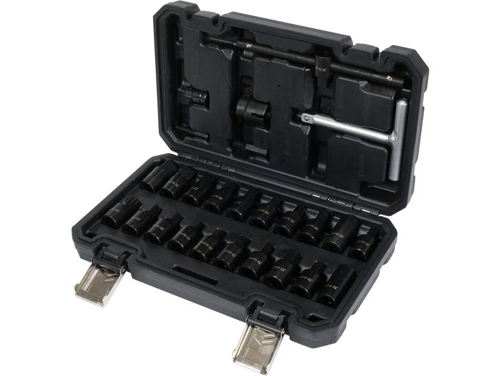 YATO YT-05998 OLAJTARTÓ SAPKA KULCS KÉSZLET, 26 DARABOS