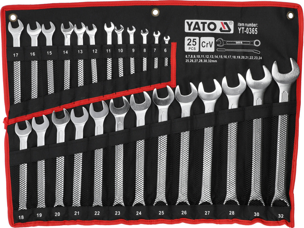 SET CHEI COMBINATE YATO YT-0365 6-32MM, 25 BUC