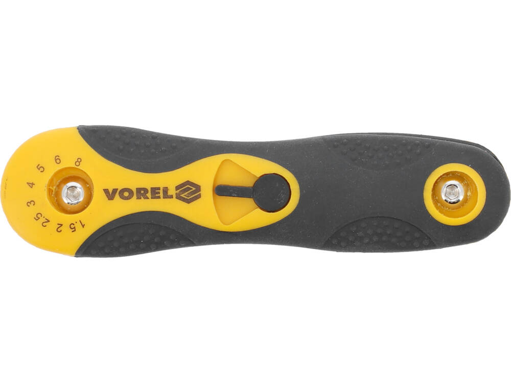 VOREL imbuszkulcs készlet 56506 8 darabos, 1,5-8 mm, CR-V