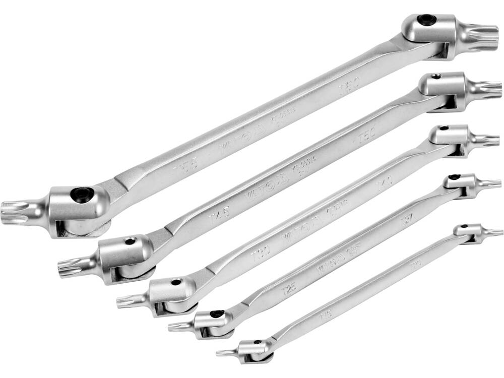SET CHEI TORX YATO YT-05320 CU ARTICULATIE, 5 BUC