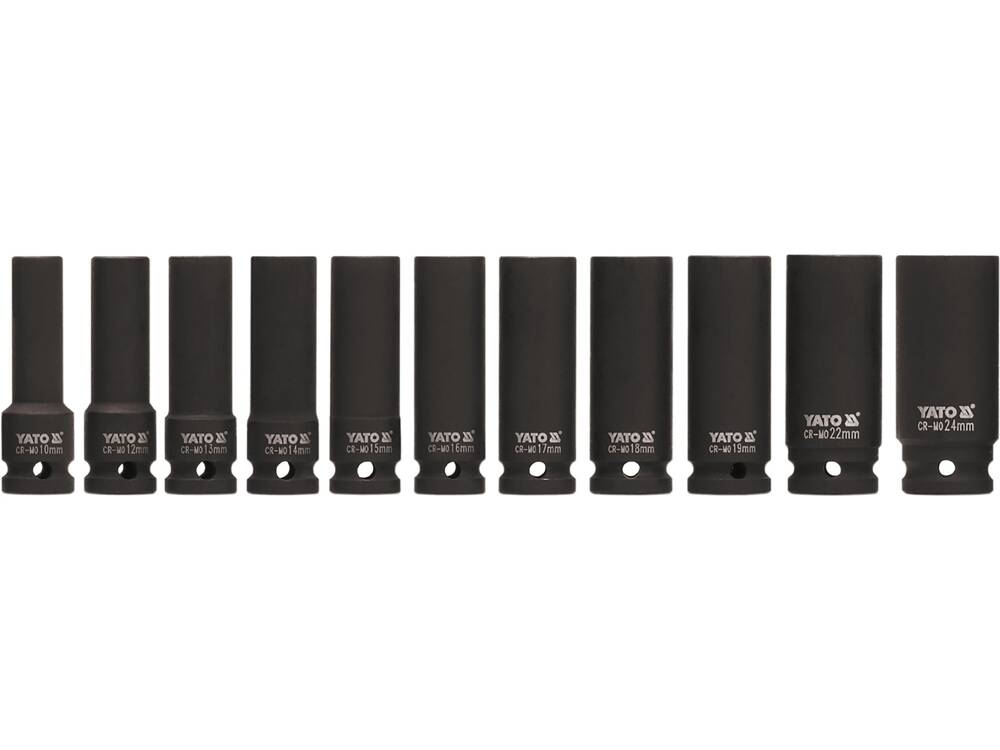 SET CHEI TUBULARE YATO YT-1054 ADANCI DE IMPACT, 11 BUC