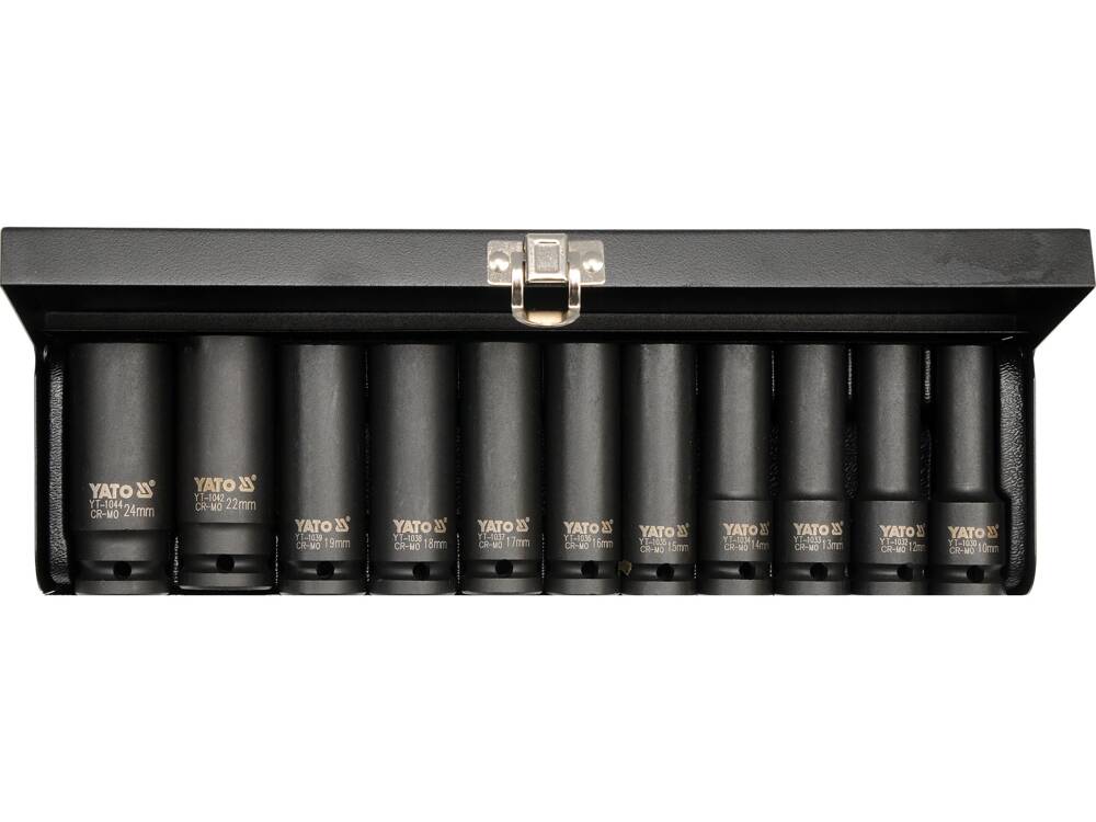 SET CHEI TUBULARE YATO YT-1054 ADANCI DE IMPACT, 11 BUC