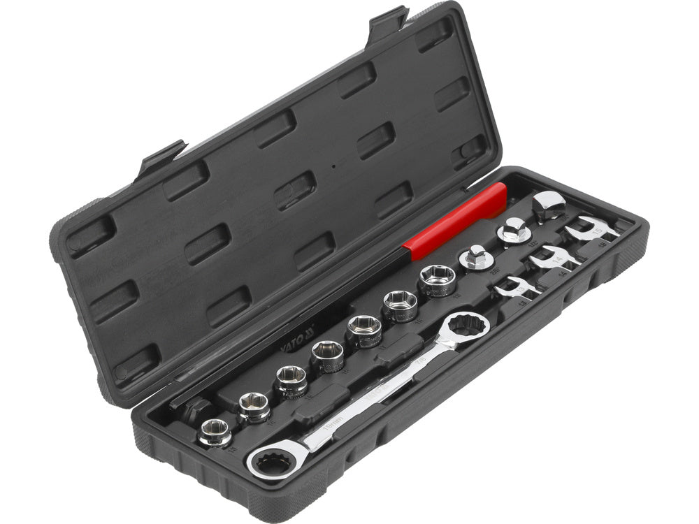 SET CHEIE CU YATO YT-06279 CLICHET CU ACCESORII PENTRU CUREA ACCESORII, 15 PIESE