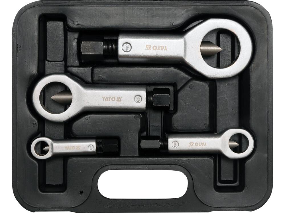 YATO YT-0585 ANYATÖRŐ SZERSZÁM KÉSZLET, 4 RÉSZES, CRV