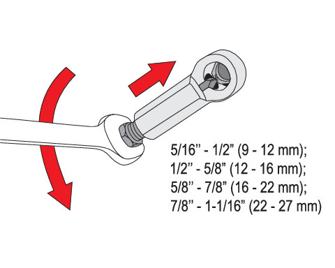 YATO YT-0585 ANYATÖRŐ SZERSZÁM KÉSZLET, 4 RÉSZES, CRV