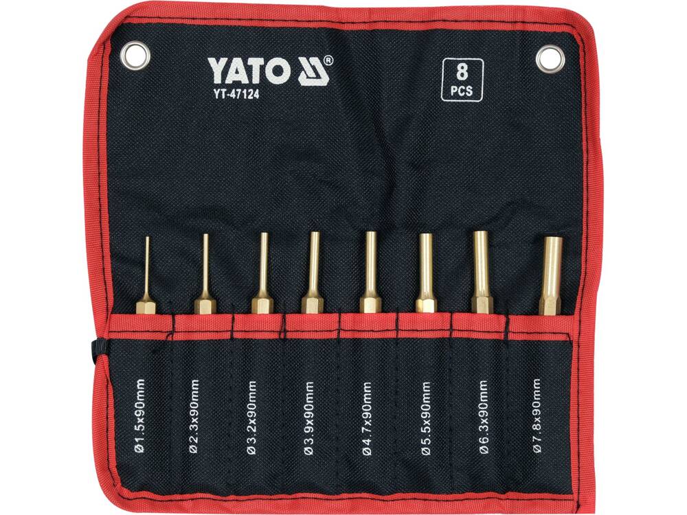 SET DORNURI DIN YATO YT-47124 ALAMA, 8 PIESE