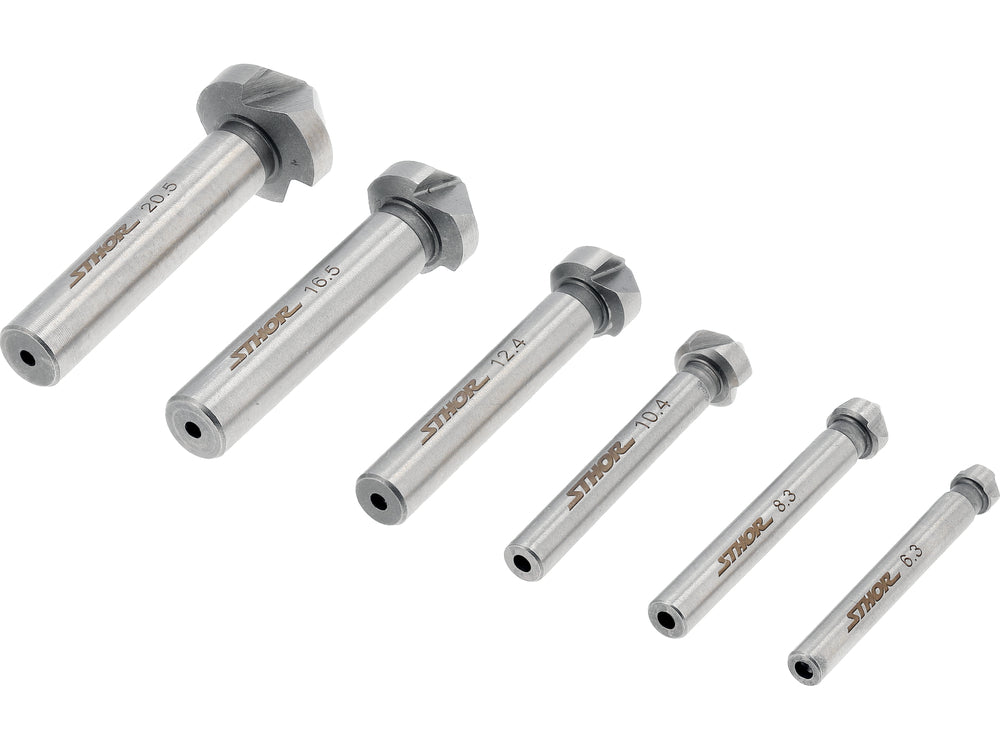 SET FREZE PENTRU METAL 6.3-20.5MM 6BUC. Sthor 22710