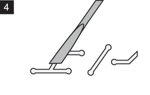 SET INSTRUMENTE PENTRU VOREL 79398 LIPIT, 6 BUC.